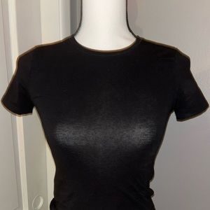 H&M slim fit black top
